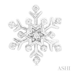 ASHI Snowflake Petite Diamond Fashion Earrings 641M8PPTSERWG