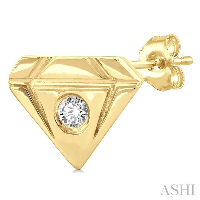 ASHI Diamond Shape Petite Diamond Fashion Earrings 641N9PPTSERYG