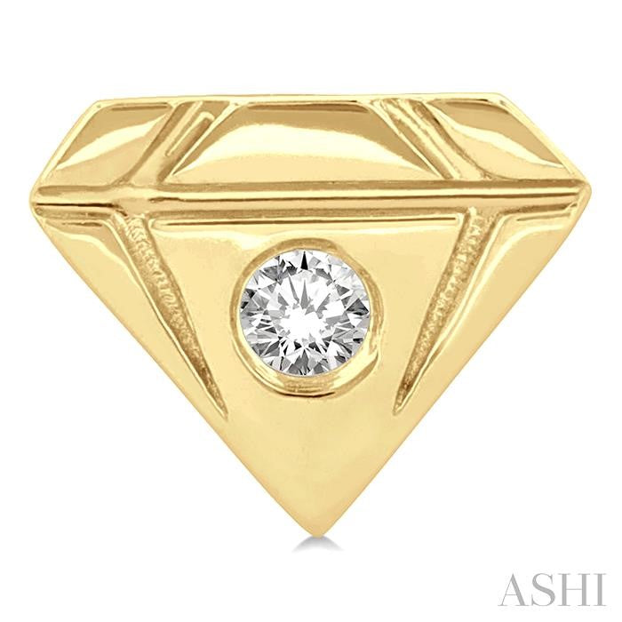 ASHI Diamond Shape Petite Diamond Fashion Earrings 641N9PPTSERYG