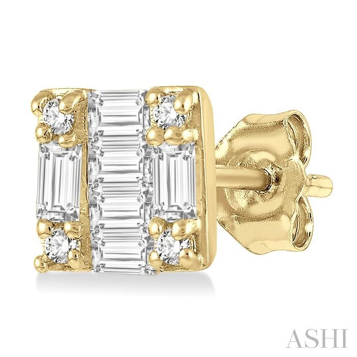 ASHI Fusion Petite Diamond Fashion Earrings 642B8PPTGERYG