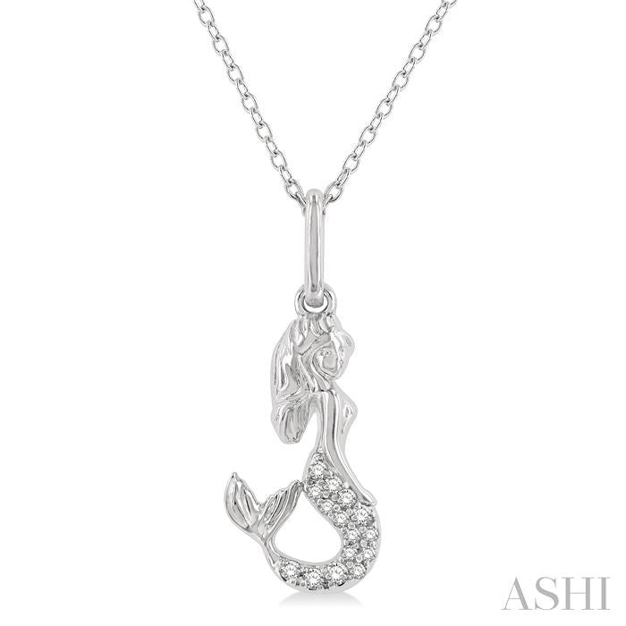 ASHI Mermaid Petite Diamond Fashion Pendant 642L9PPTSPDWG