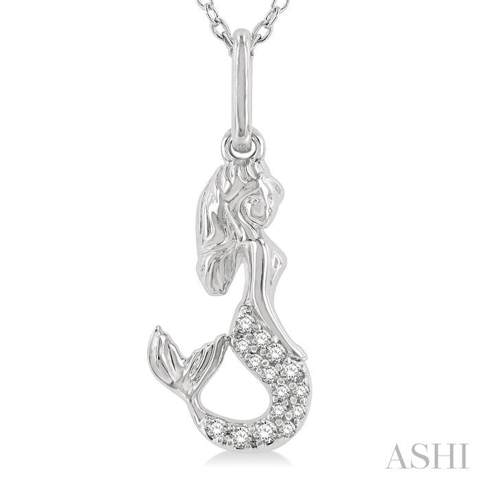 ASHI Mermaid Petite Diamond Fashion Pendant 642L9PPTSPDWG