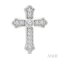 ASHI Cross Petite Diamond Fashion Earrings 642W7PPTGERWG