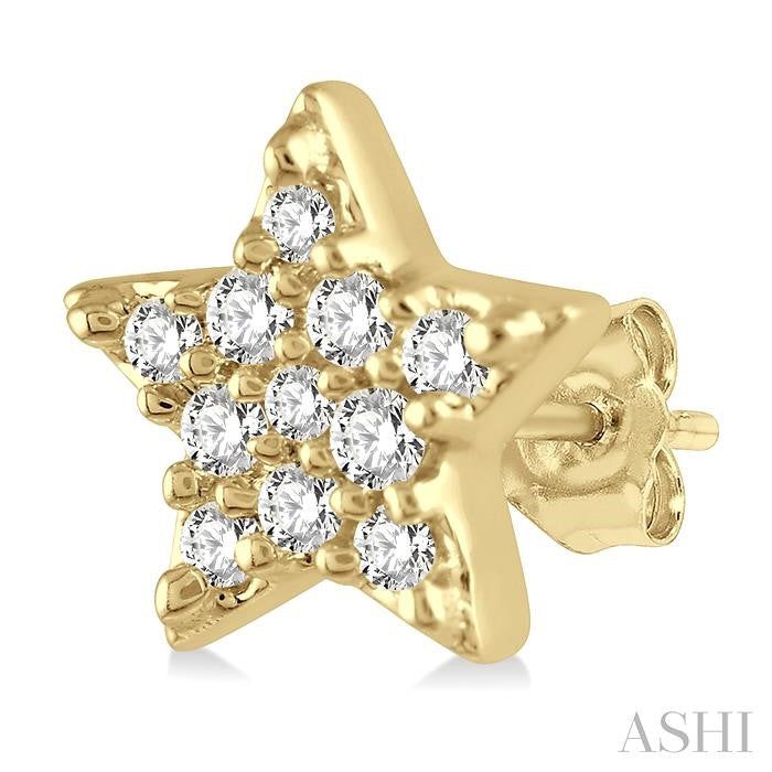 ASHI Star Petite Diamond Fashion Earrings 643A8PPTSERYG
