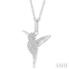 ASHI Hummingbird Petite Diamond Fashion Pendant 644L8PPTSPDWG