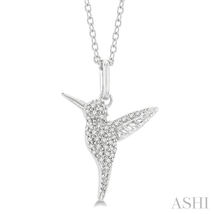 ASHI Hummingbird Petite Diamond Fashion Pendant 644L8PPTSPDWG