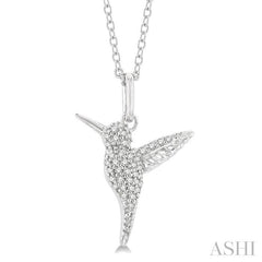 ASHI Hummingbird Petite Diamond Fashion Pendant 644L8PPTSPDWG