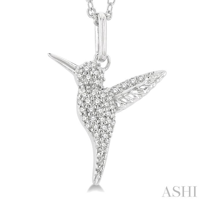ASHI Hummingbird Petite Diamond Fashion Pendant 644L8PPTSPDWG