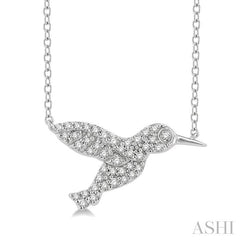 ASHI Hummingbird Petite Diamond Fashion Pendant 645L8PPTSPDWG