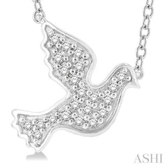 ASHI Dove Petite Diamond Fashion Pendant 646L8PPTSPDWG