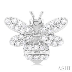 ASHI Bumble Bee Petite Diamond Fashion Earrings 646Q5PPTSERWG