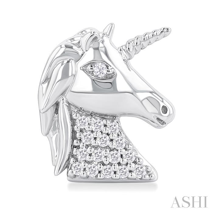 ASHI Unicorn Petite Diamond Fashion Earrings 648K8PPTSERWG