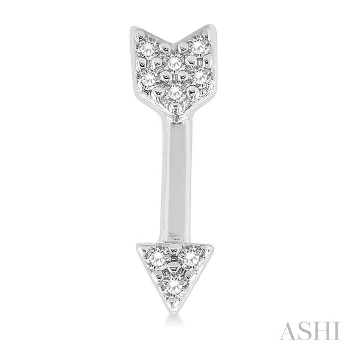 ASHI Arrow Petite Diamond Fashion Earrings 648L9PPTSERWG