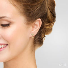 ASHI Martini Glass Petite Diamond Fashion Earrings 648M9PPTSERYG