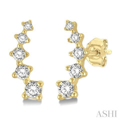 ASHI Petite Diamond Fashion Ear Climbers 649C8PPTSERYG