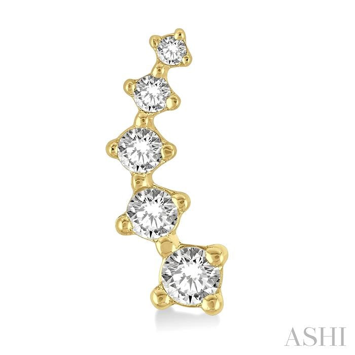 ASHI Petite Diamond Fashion Ear Climbers 649C8PPTSERYG