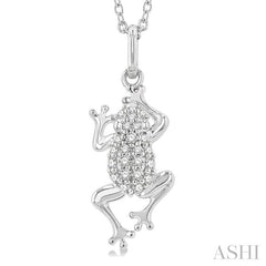 ASHI Frog Petite Diamond Fashion Pendant 649J8PPTSPDWG