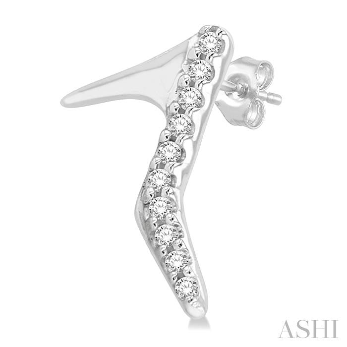 ASHI High Heel Petite Diamond Fashion Earrings 649M9PPTSERWG