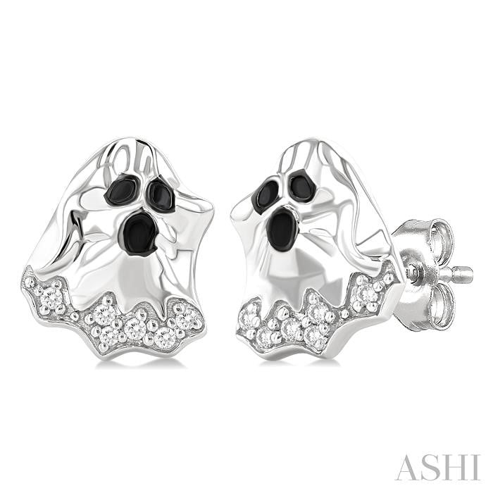 ASHI Ghost Petite Diamond Fashion Earrings 649U9PPTSERWG