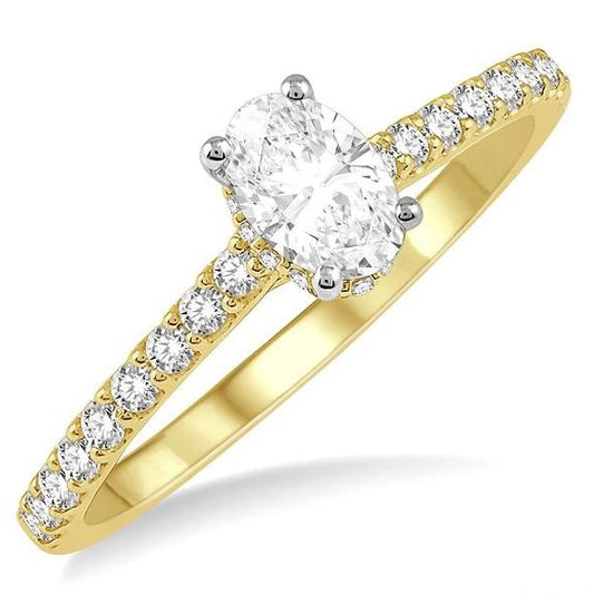Parkplace Jewelers Oval Shape Diamond Engagement Ring 259J4PPFHYG-LE-OV