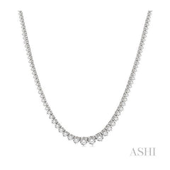 ASHI Riviera Diamond Necklace 992JMPPFGNKWG-10