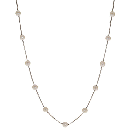 Parkplace Pearls Sterling Silver Freshwater Pearl Necklace 661557