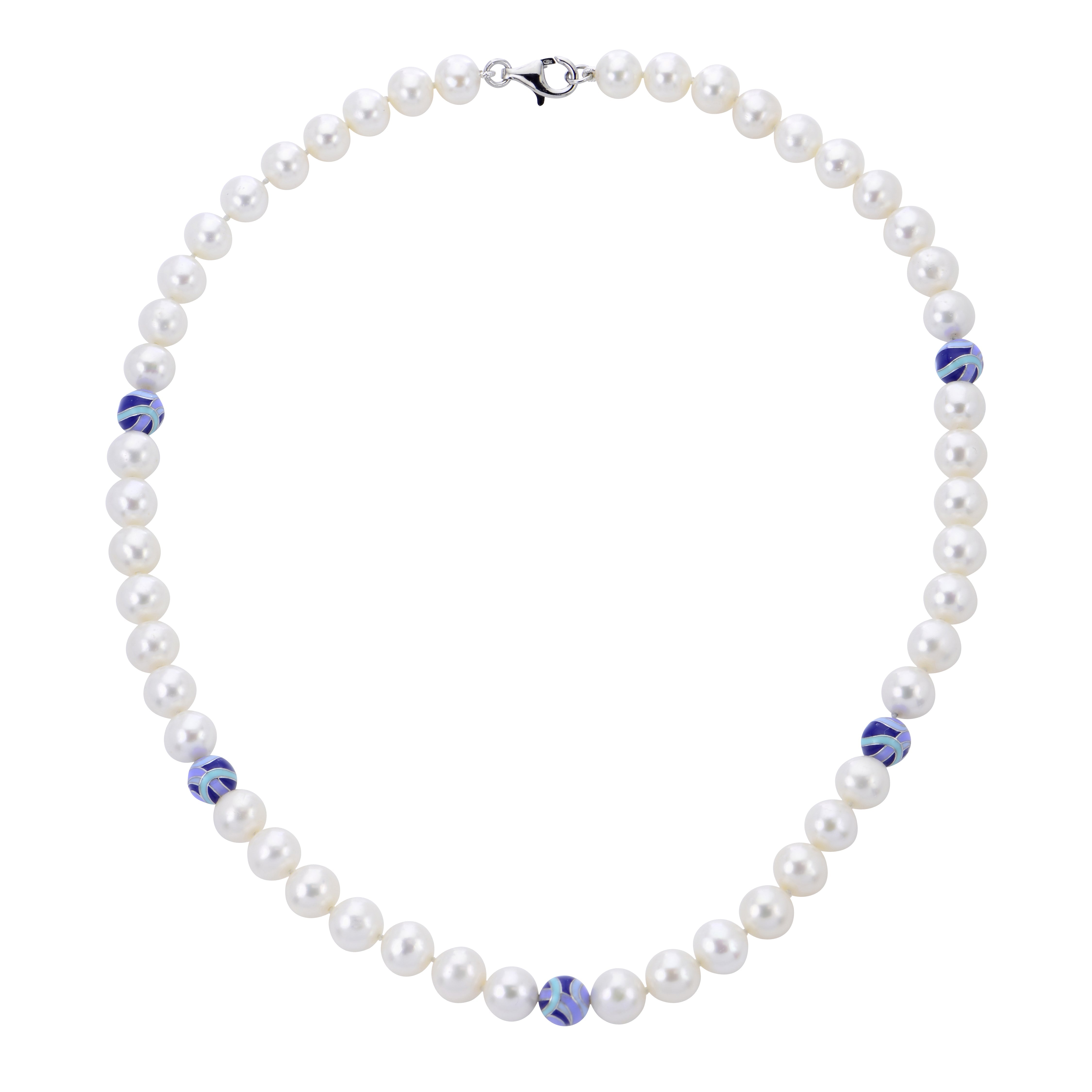 Parkplace Pearls Sterling Silver Freshwater Pearl Necklace 662602/FW