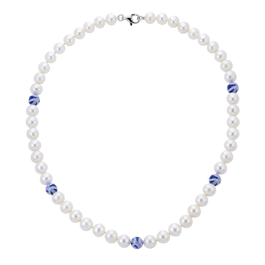 Parkplace Pearls Sterling Silver Freshwater Pearl Necklace 662602/FW