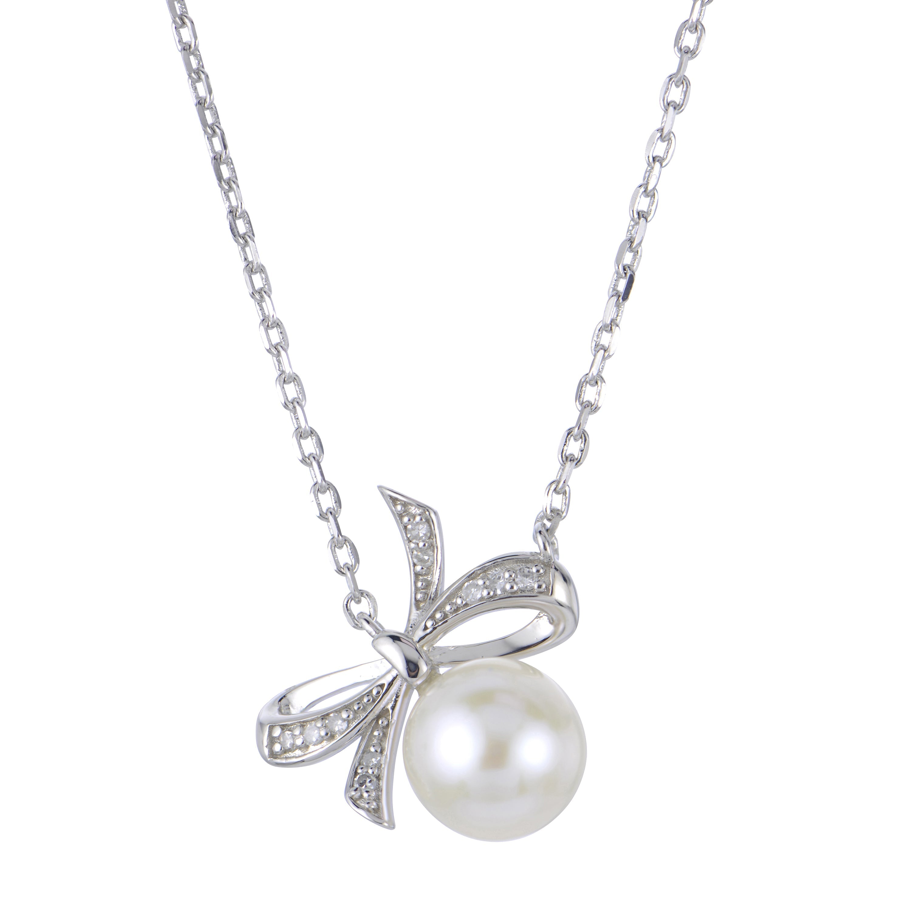 Parkplace Pearls Sterling Silver Freshwater Pearl Necklace 662771/FWAA