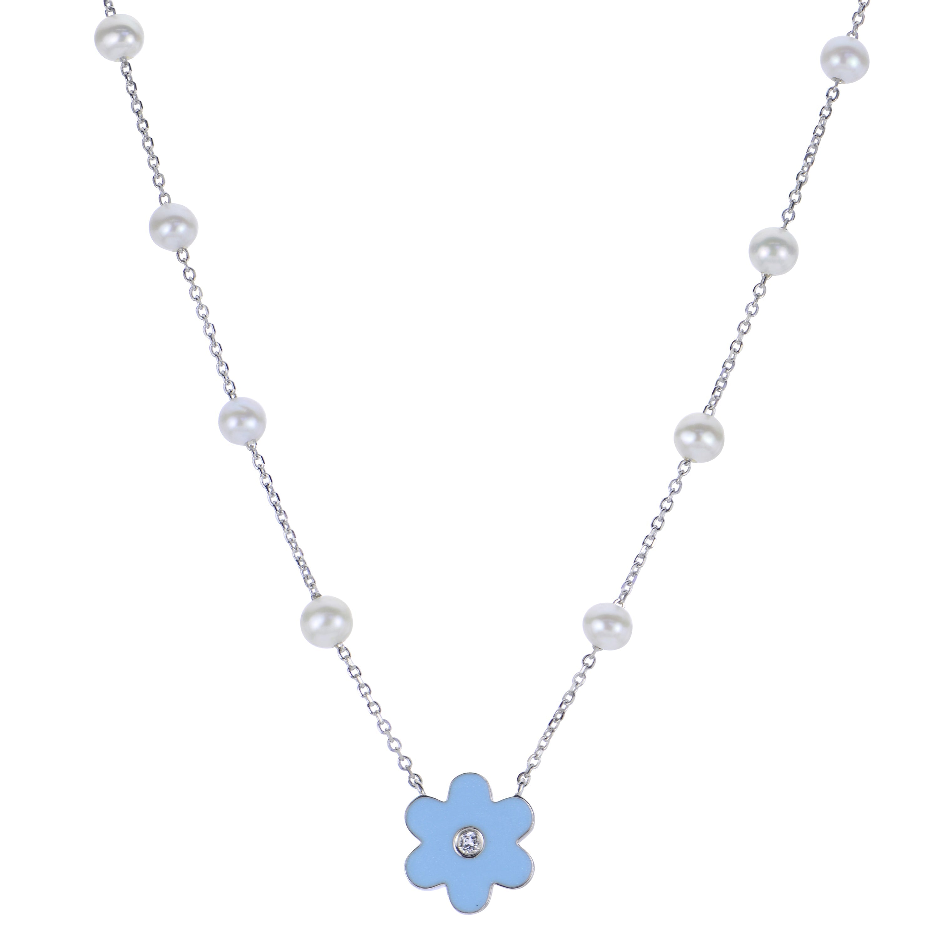 Parkplace Pearls Sterling Silver Freshwater Pearl Necklace 662846/FW