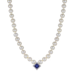 Parkplace Pearls Sterling Silver Freshwater Pearl Necklace 662944/CBS
