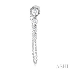 ASHI Journey Diamond Chain Earrings 667E3PPFGERWG