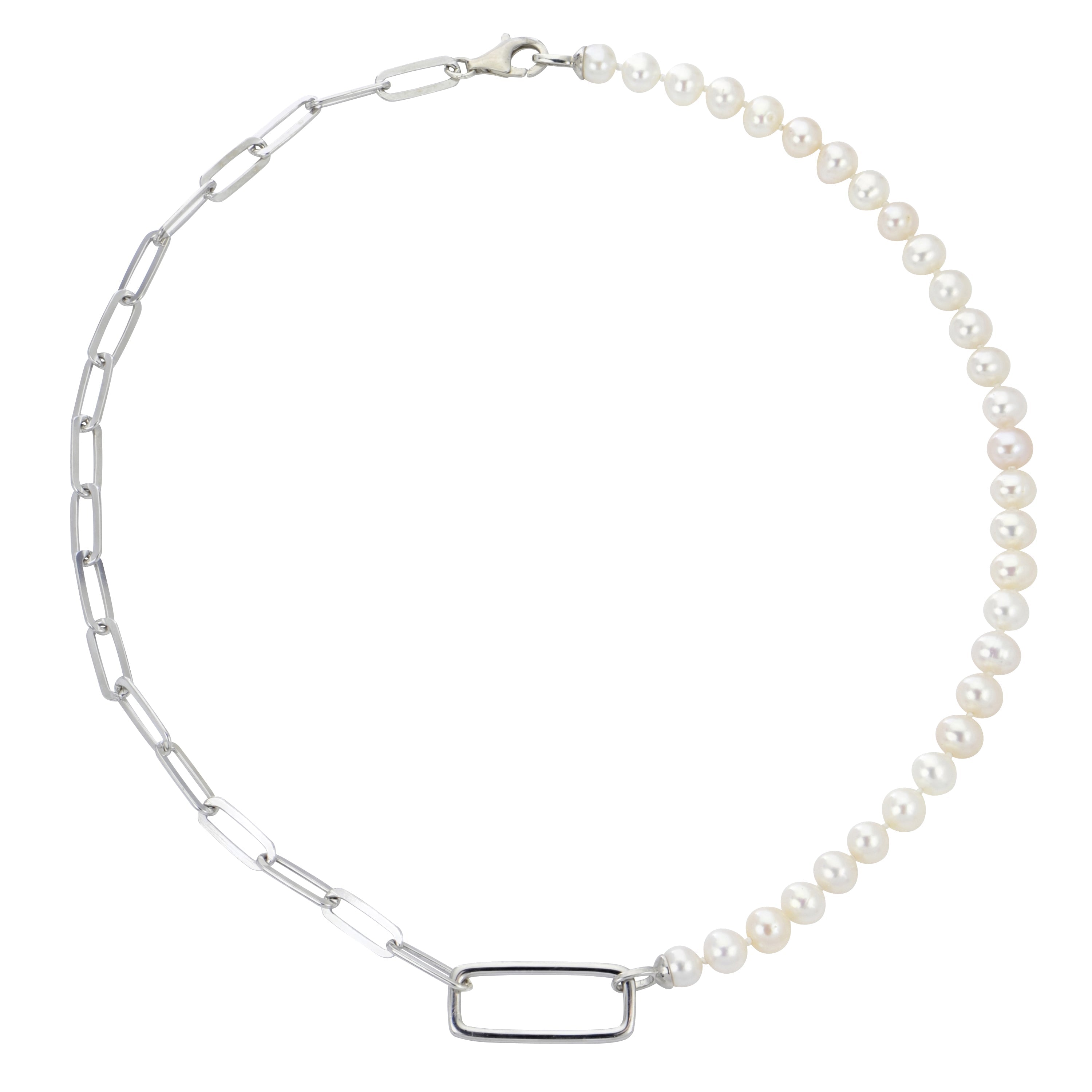 Parkplace Pearls Sterling Silver Freshwater Pearl Necklace 668423