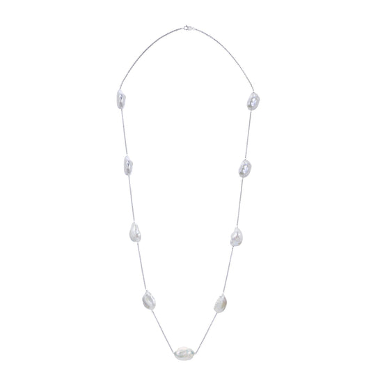 Parkplace Pearls Sterling Silver Freshwater Pearl Necklace 668444/FW