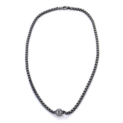Parkplace Pearls Sterling Silver Tahitian Pearl Necklace 669675/B