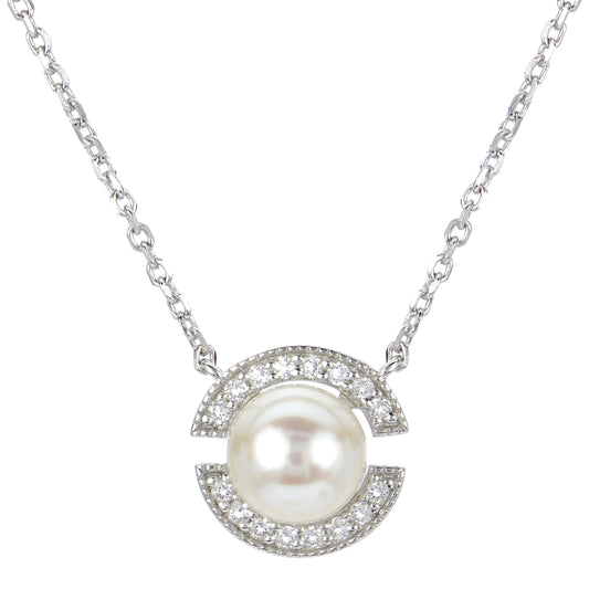 Parkplace Pearls Sterling Silver Freshwater Pearl Necklace 669850/FW
