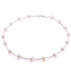 Parkplace Pearls Sterling Silver Freshwater Pearl Necklace 669909/FW