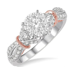 Parkplace Jewelers Round Shape Lovebright Diamond Engagement Ring 127E2PPFVWP