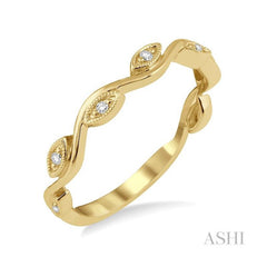 ASHI Stackable Diamond Wedding Band 34939PPFGYG