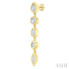 ASHI Mixed Shape Diamond Fashion Earrings 678E1PPFGERYG