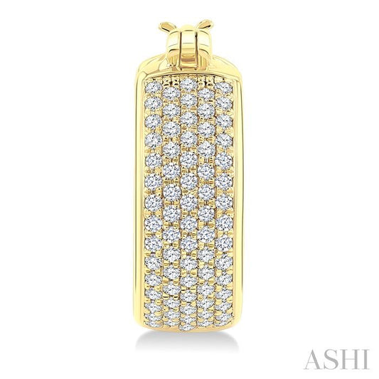 ASHI Diamond Fashion Huggie Earrings 678X2PPFSERYG
