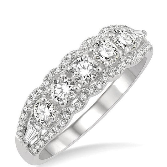 Parkplace Jewelers Round Shape 5 Stone Diamond Fashion Ring 373B2PPFGWG