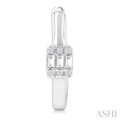 ASHI Fusion Petite Diamond Fashion Huggie Earrings 679W8PPTGERWG