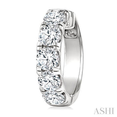 ASHI Round Shape Diamond Hoop Earrings 68210PPFGERWG-5.0