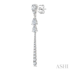 ASHI Diamond Fashion Long Earrings 683E2PPFGERWG