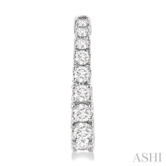 ASHI Graduated Diamond Fashion Hoop Earrings 683V1PPFGERWG