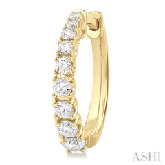 ASHI Graduated Diamond Fashion Hoop Earrings 683V2PPFGERYG