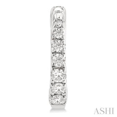 ASHI Graduated Petite Diamond Huggie Fashion Earrings 683V6PPFGERWG