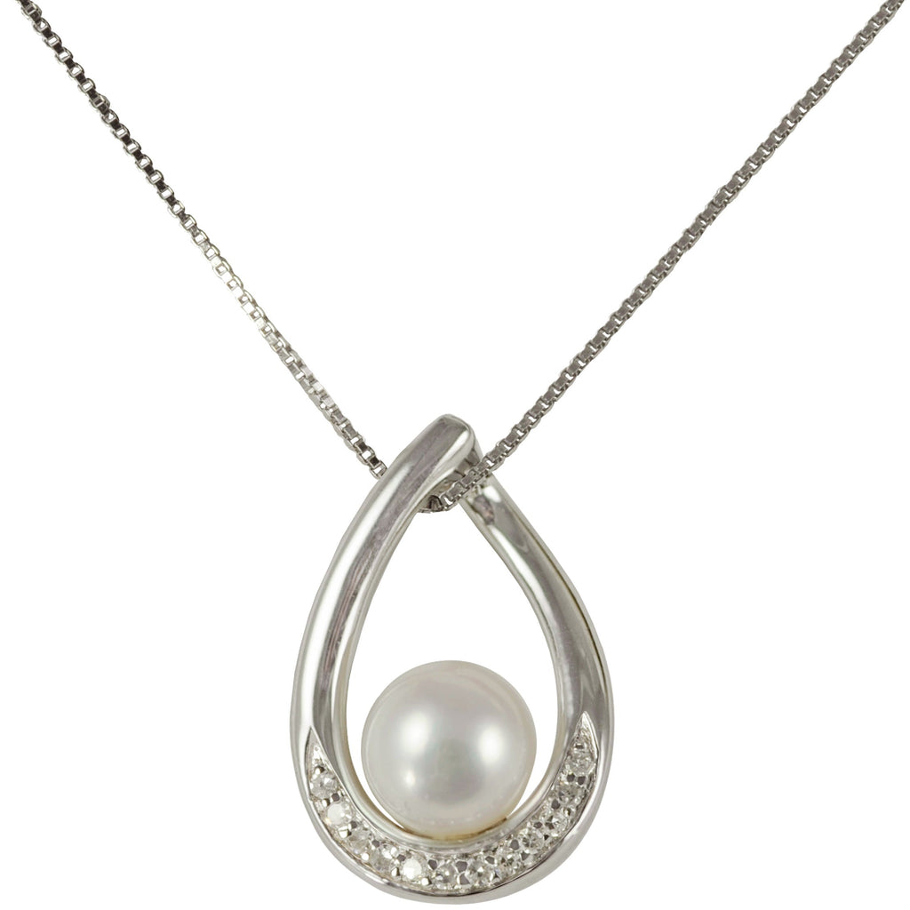 Sterling Silver Freshwater Pearl Pendant 684095/FW18 – Park Place