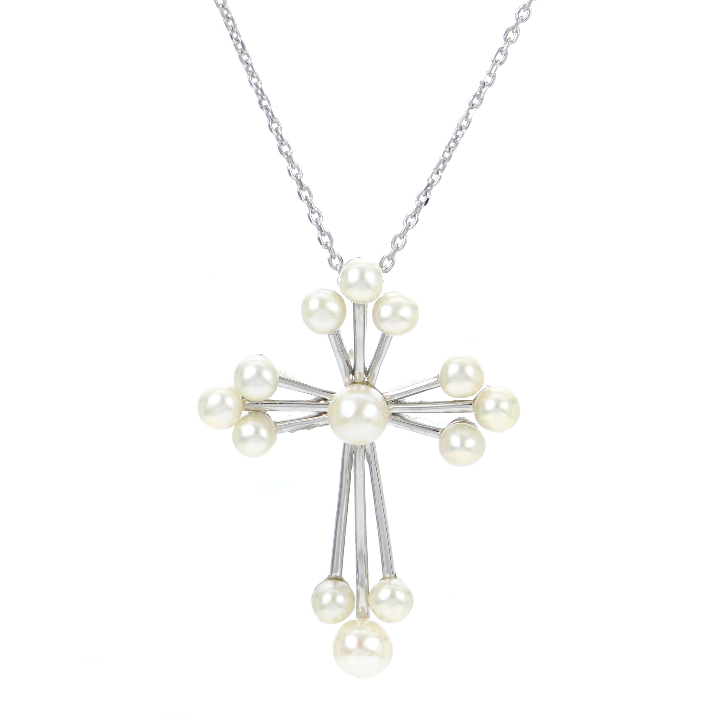 Parkplace Pearls Sterling Silver Freshwater Pearl Pendant 688607/FW18